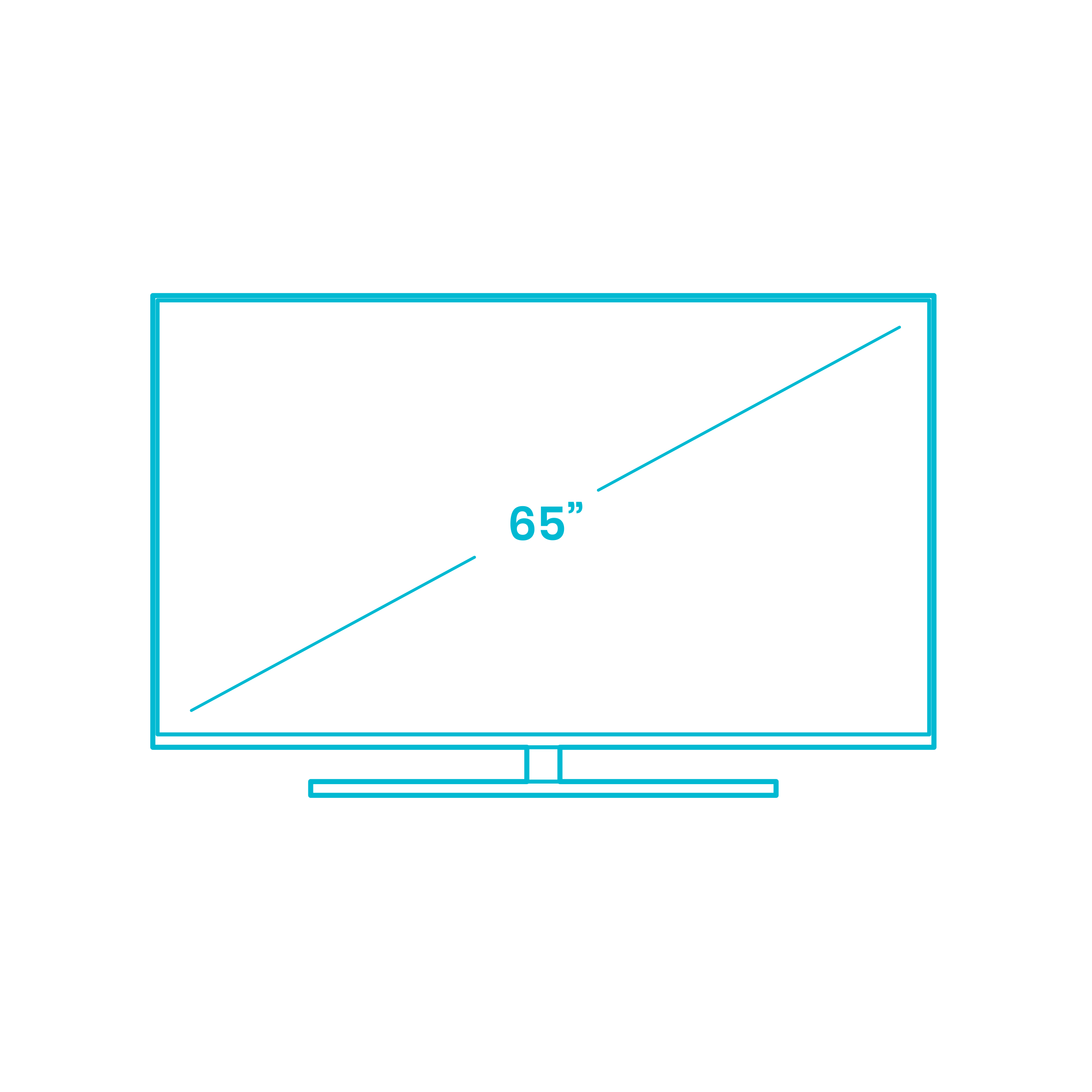 Digital Televisions Tvs Tcl 8 Series Roku Smart Tv 65 Inch Outline Monoline Svg Vector Free Vectors